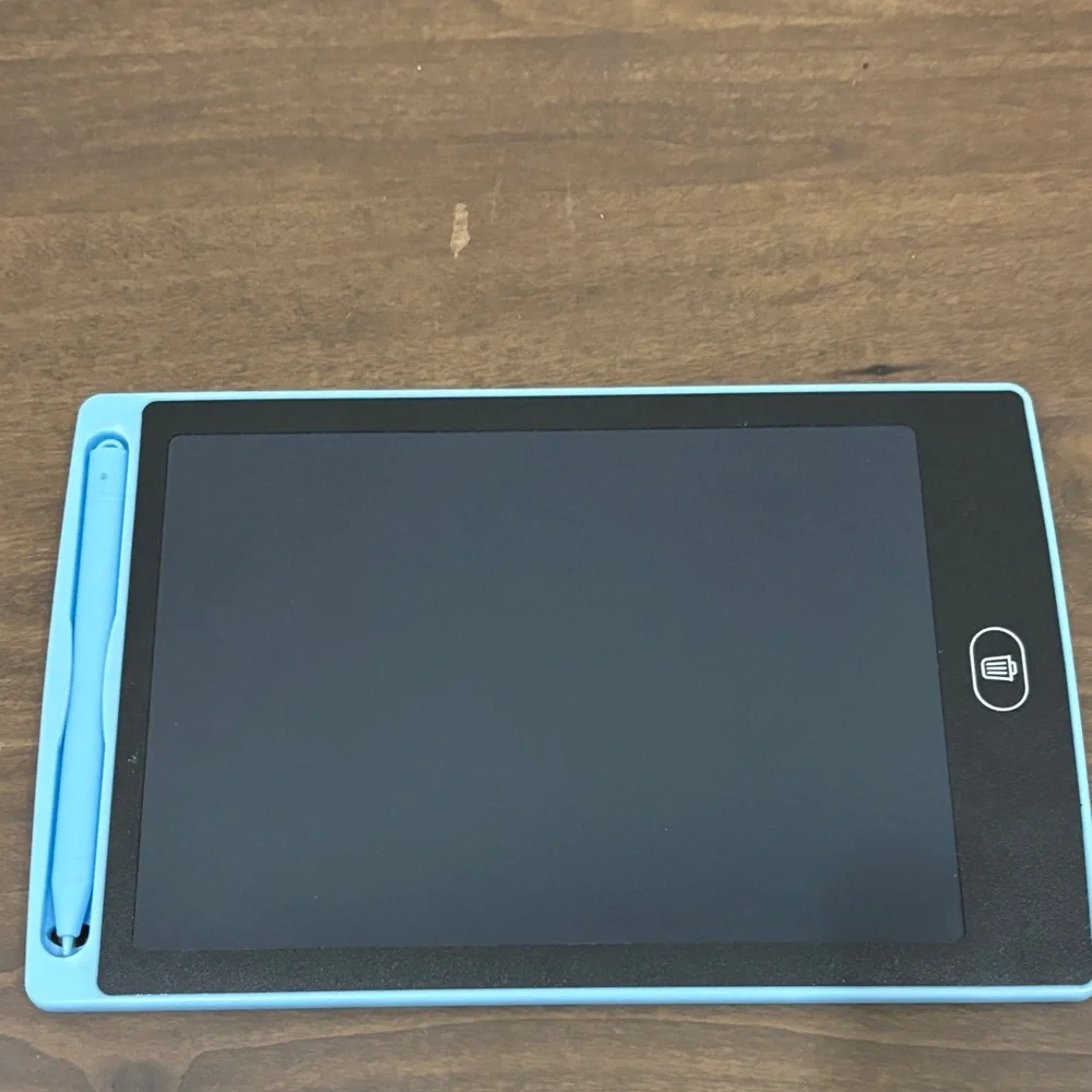 Blue LCD Writing Tablet with Stylus